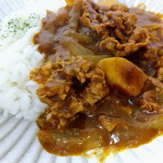 牛こま肉で作るビーフカレー